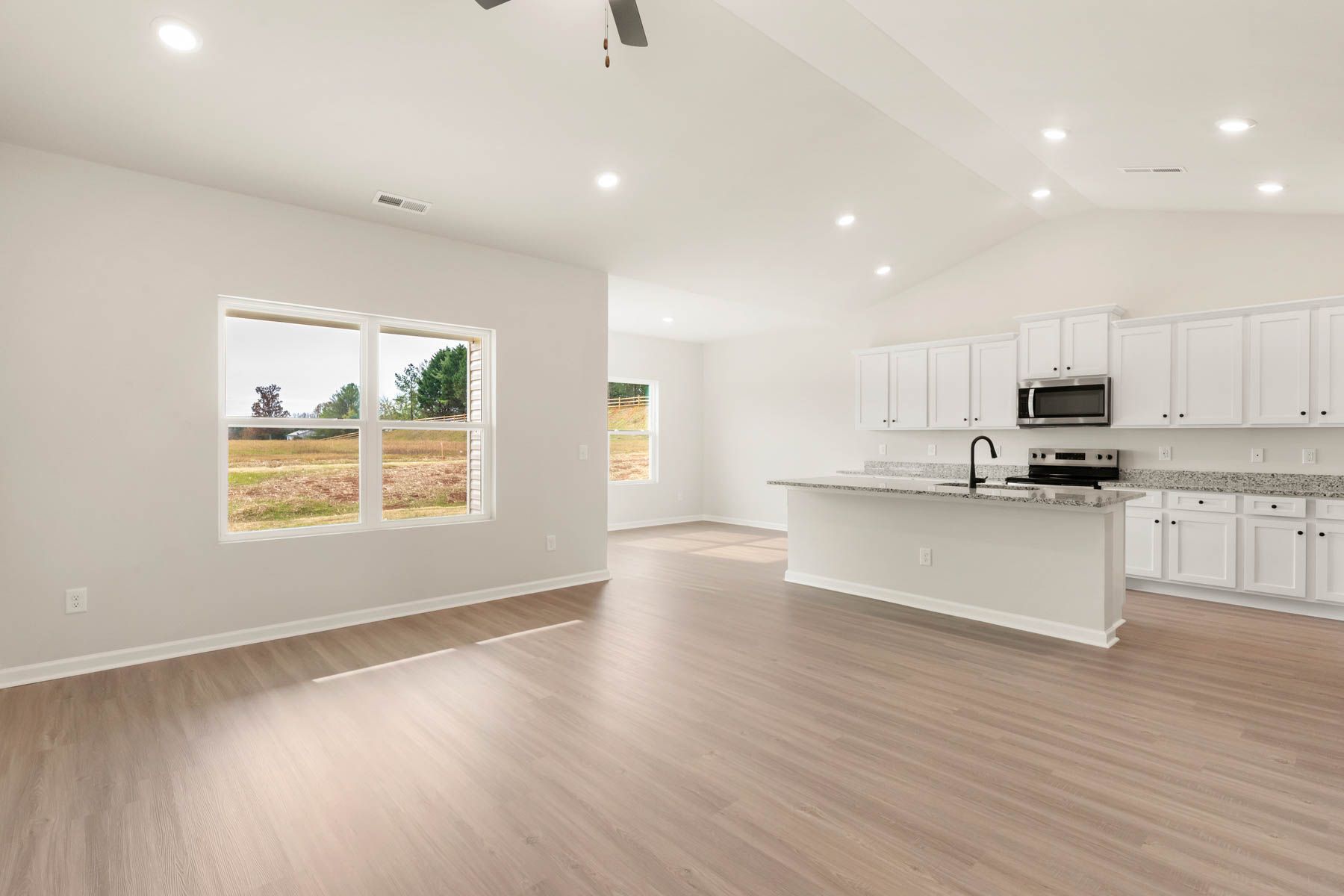 Open and spacious floor plan