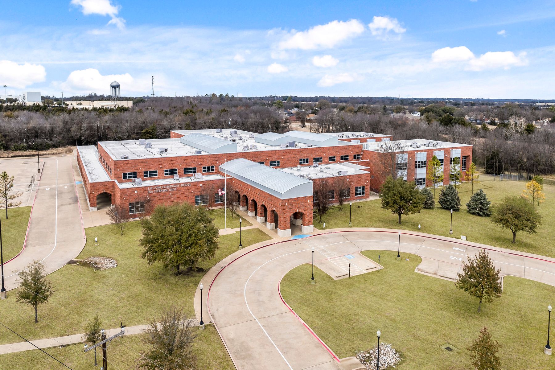 J.W. Long Elementary School is located within the Creekside Estates community.