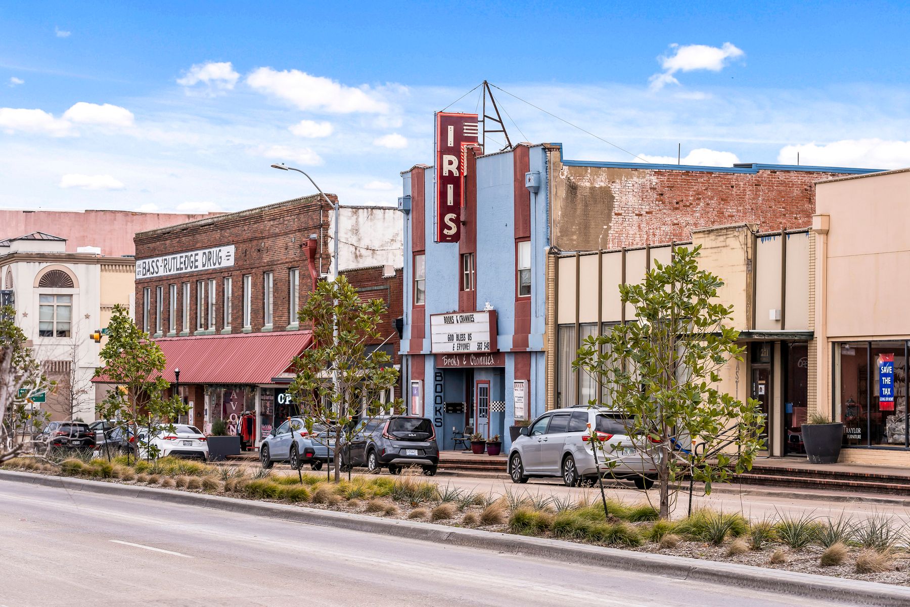 Downtown Terrell is very well kept, and has beautiful historic buildings.