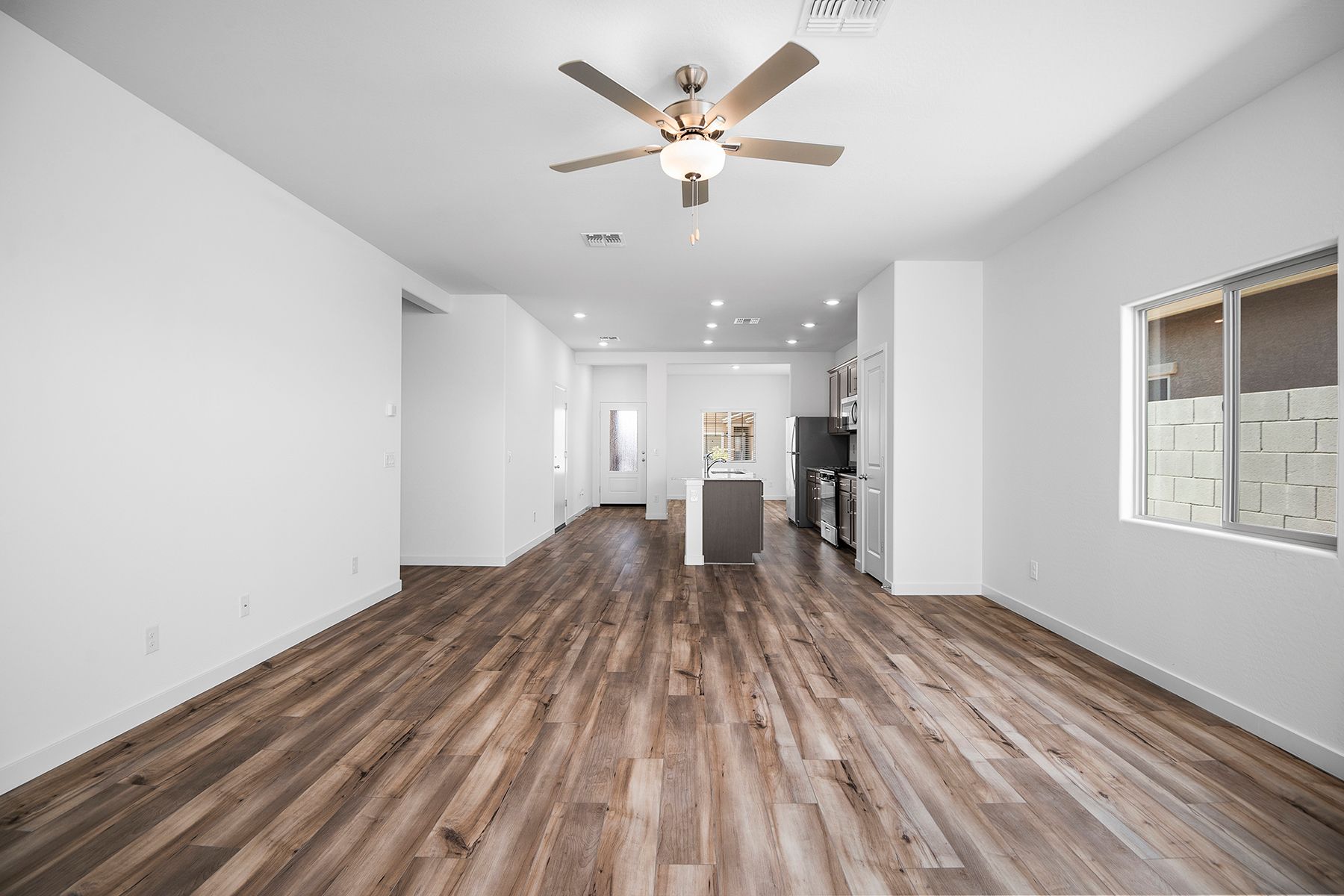 This open layout concept creates the perfect space for entertaining family and friends.