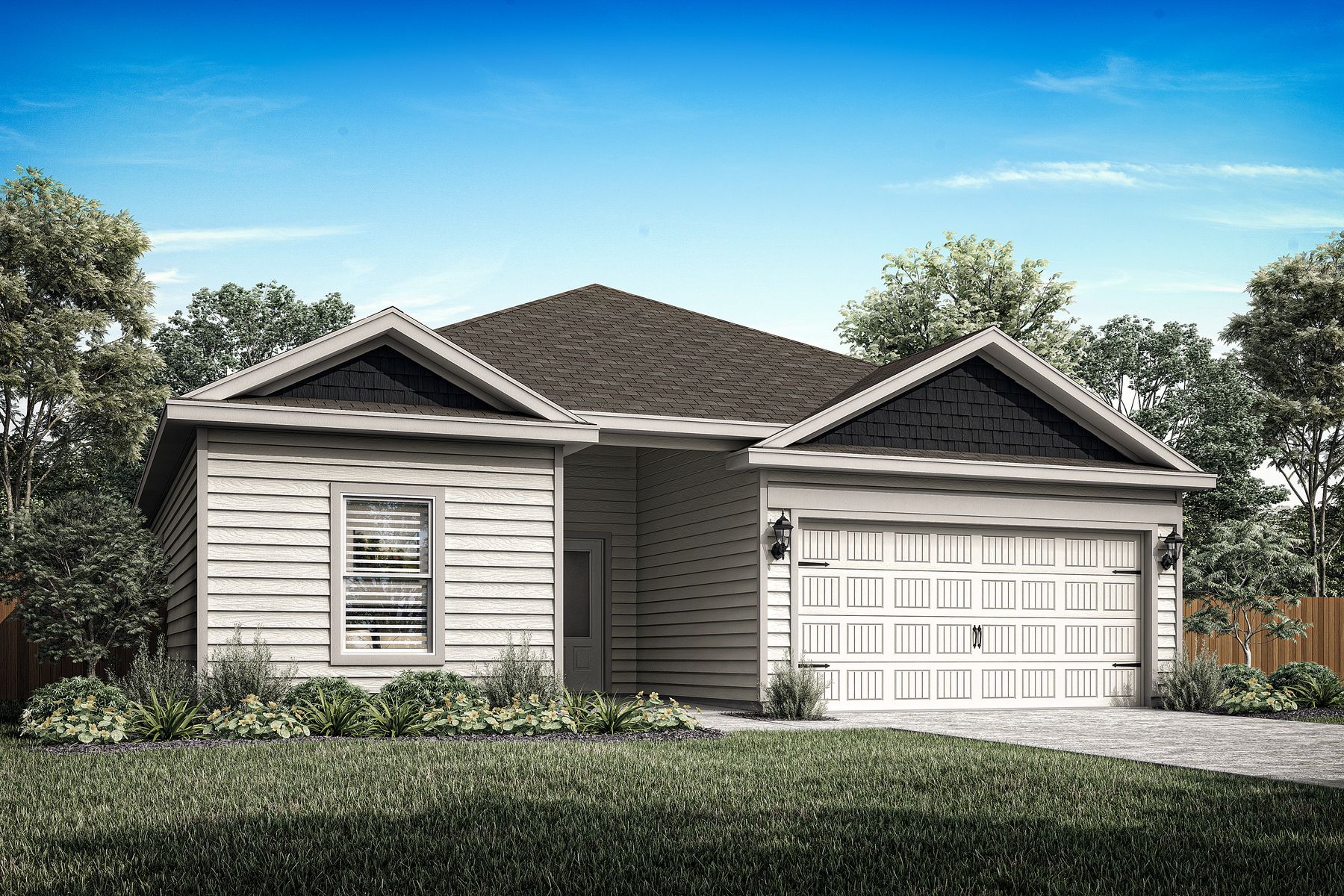 The Reed is a beautiful one-story siding home.