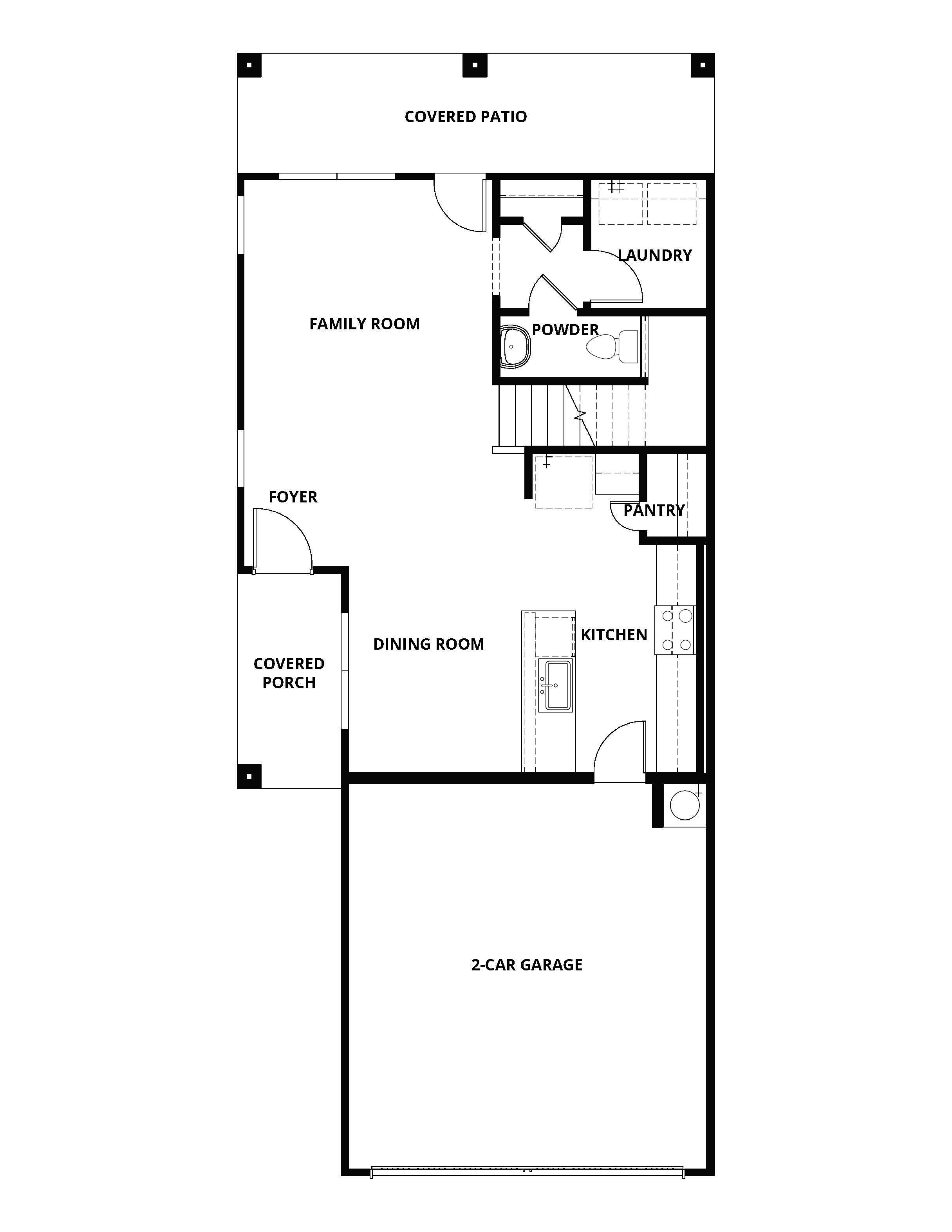 The first floor of the Marsh has an open layout.