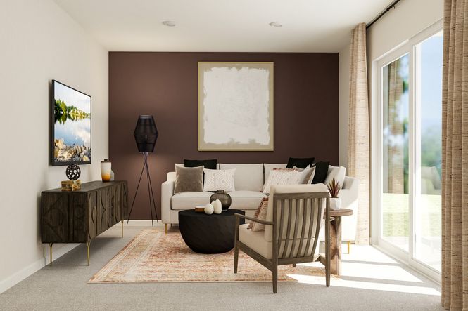 The living room