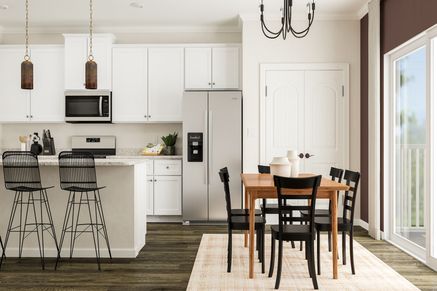 Each home has granite countertops