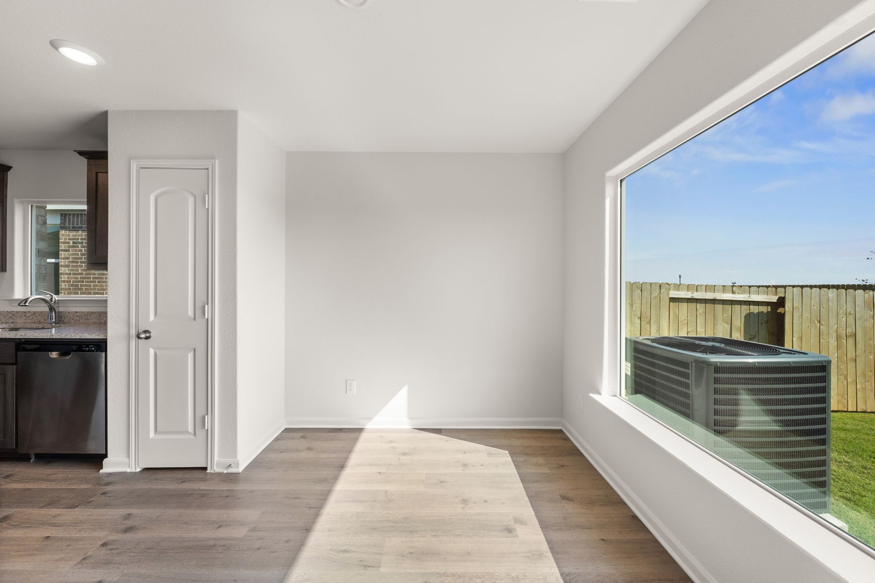 The master suite has a large bedroom, ensuite bathroom and walk-in closet.