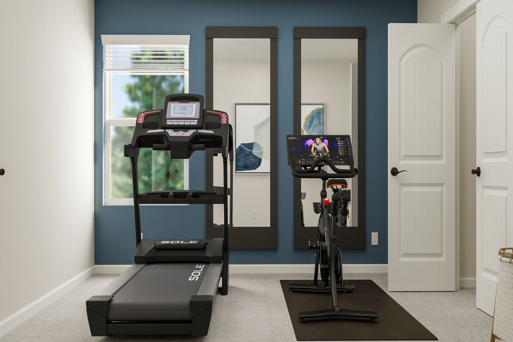 spare rooms can be used for anything - even a home gym!