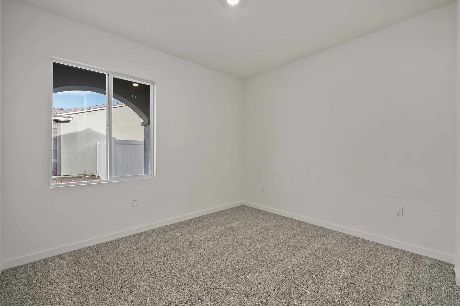 The secondary bedrooms have carpet.