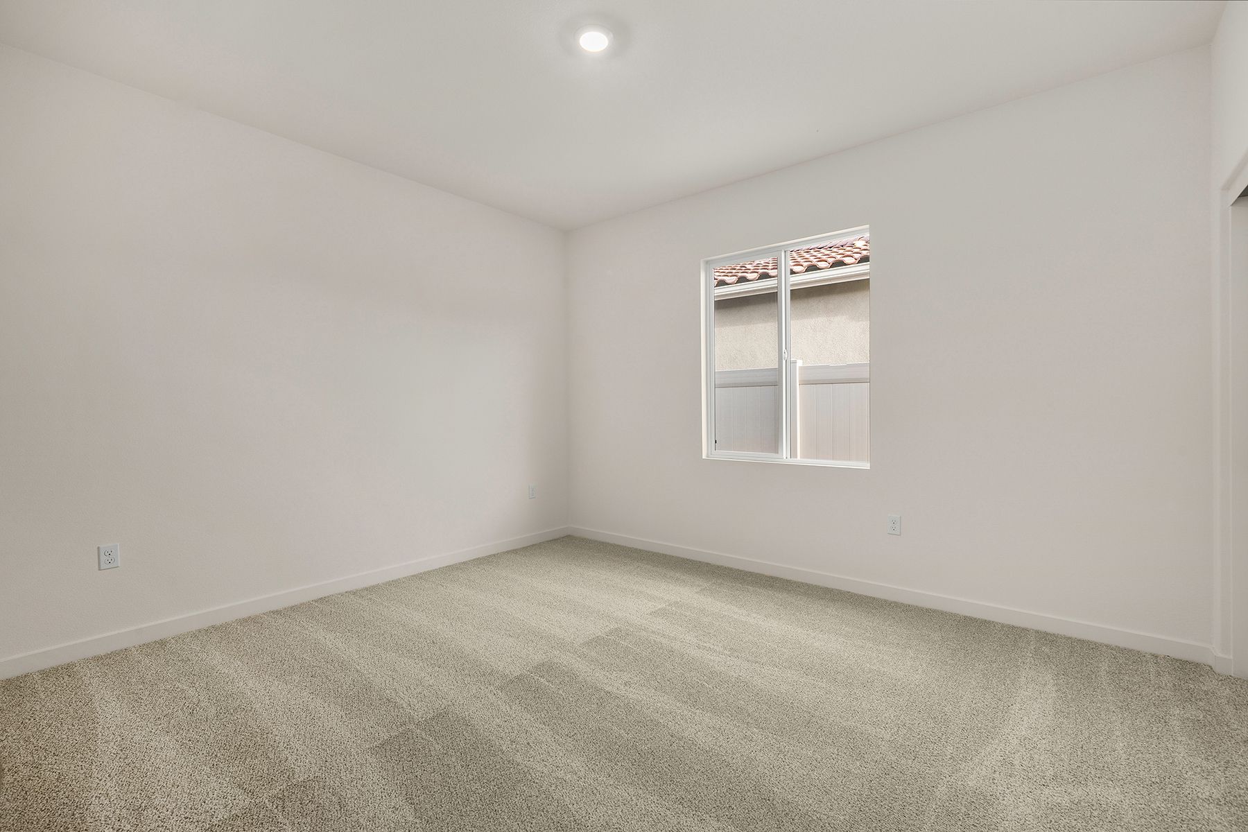 The secondary bedrooms have carpet.