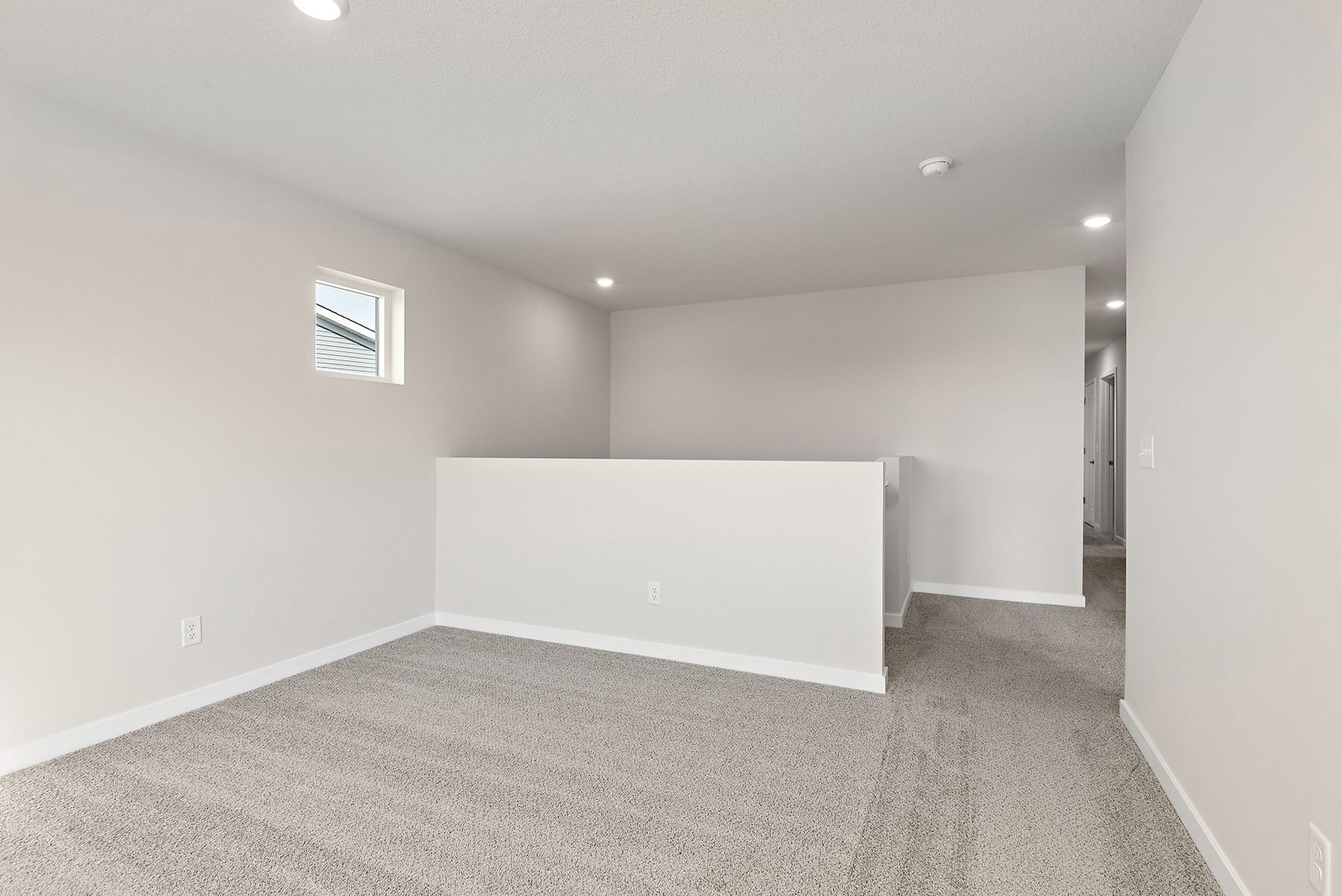 There is a game room upstairs.