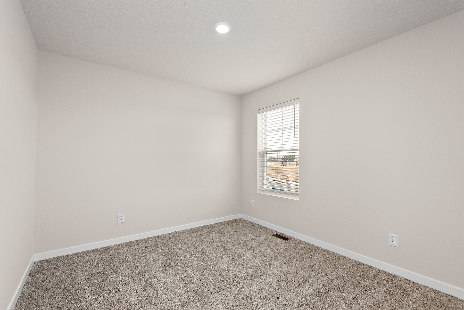 The secondary bedrooms have carpet.