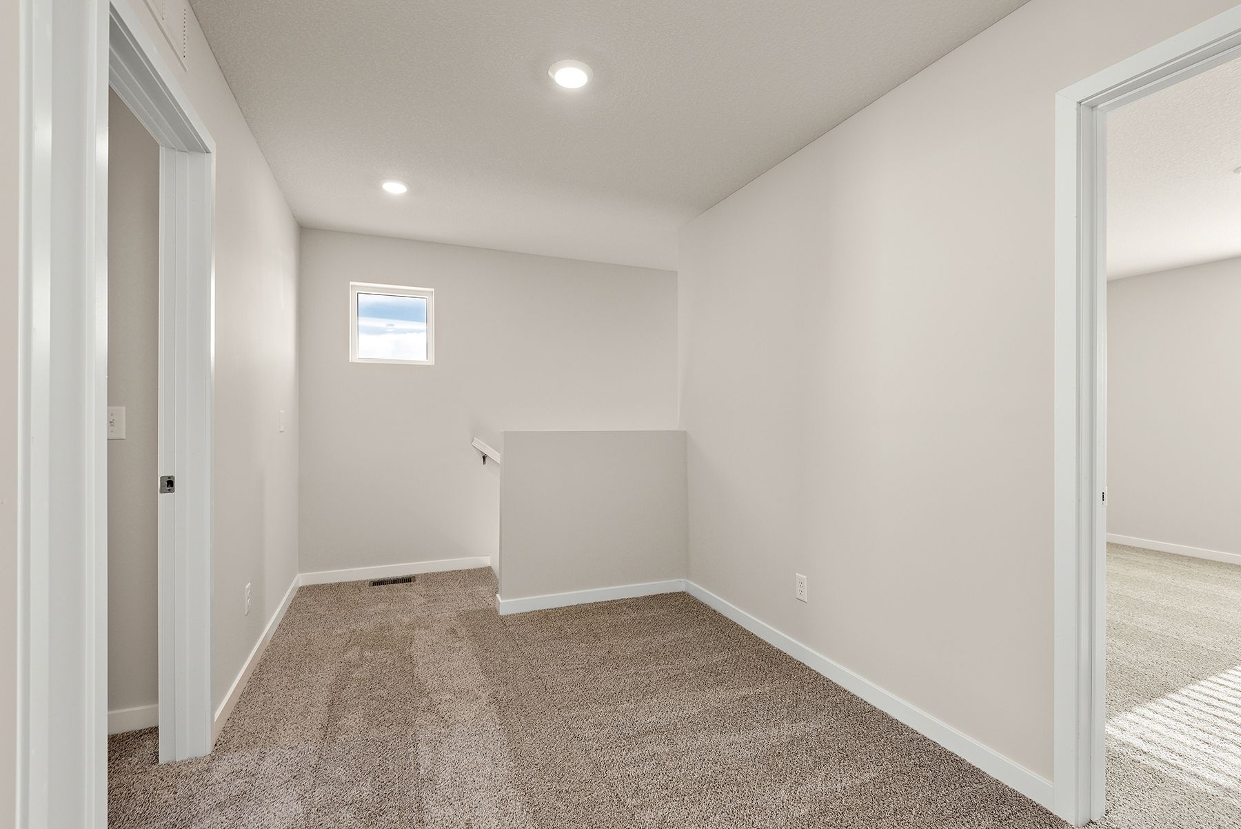 There is a game room upstairs.