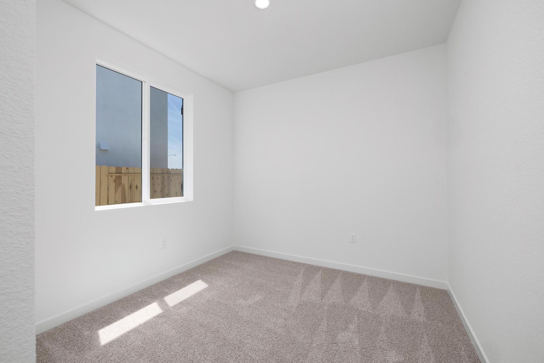 The secondary bedrooms have carpet.