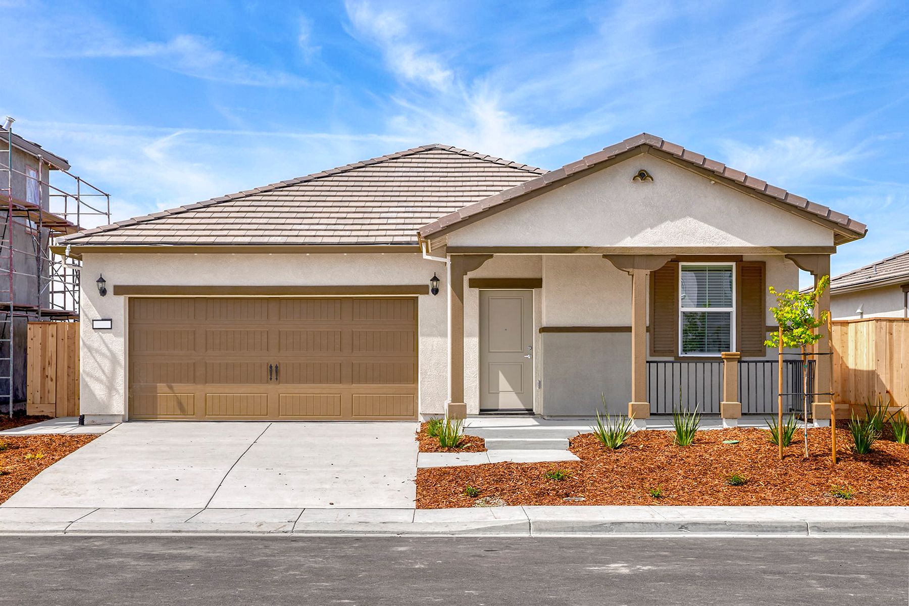 The Carson is a beautiful single story home with siding.