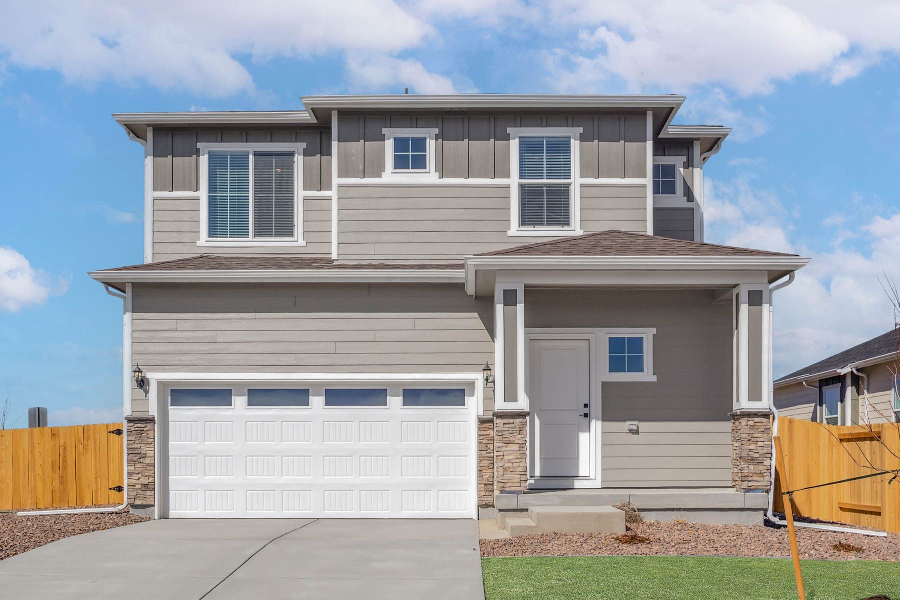 The Horizon is a beautiful two story home.