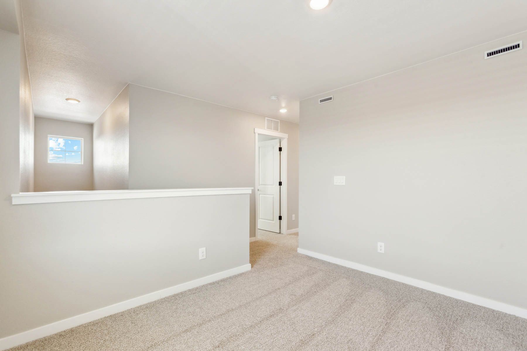 There is a game room upstairs.
