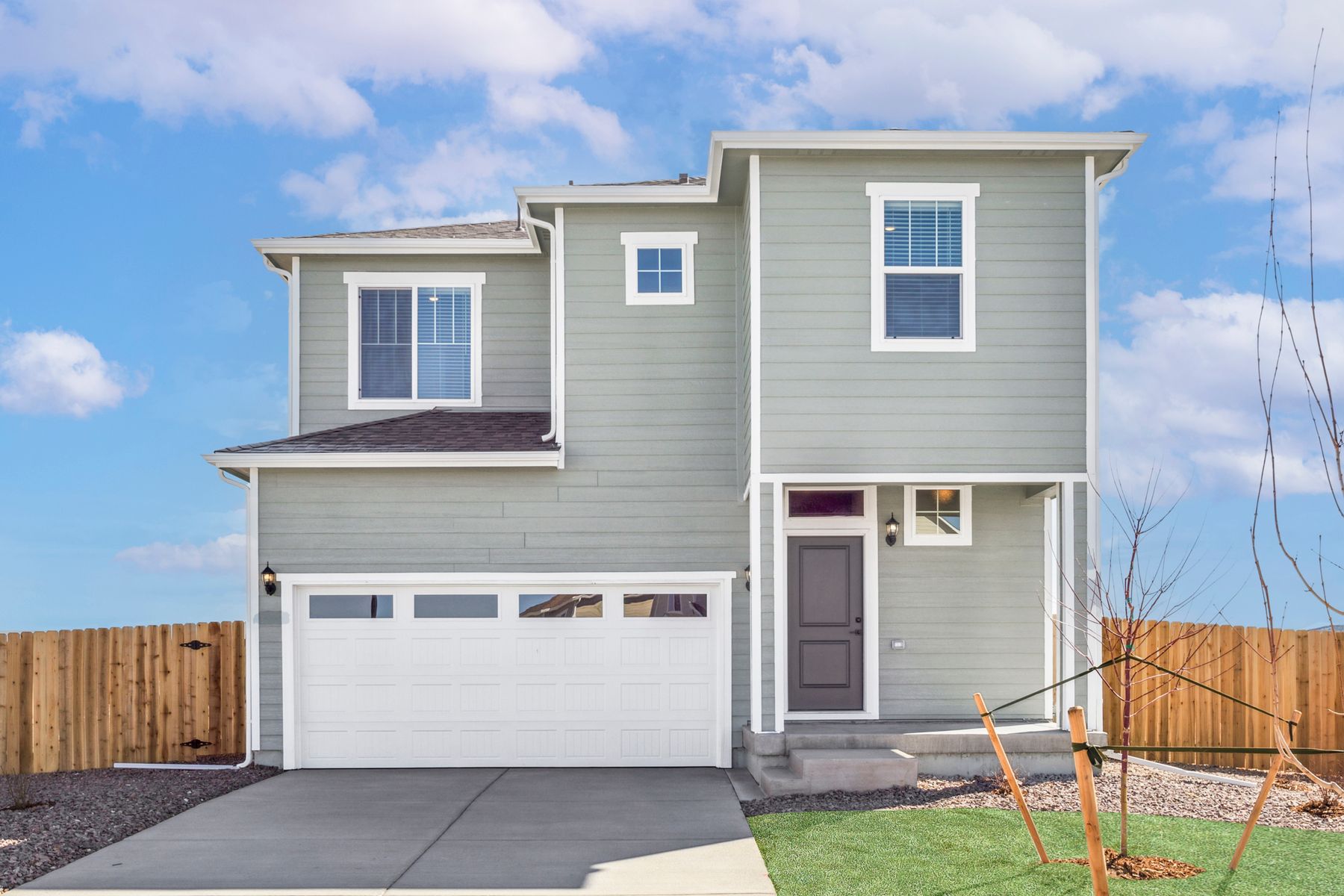The Ridge is a beautiful two story home.