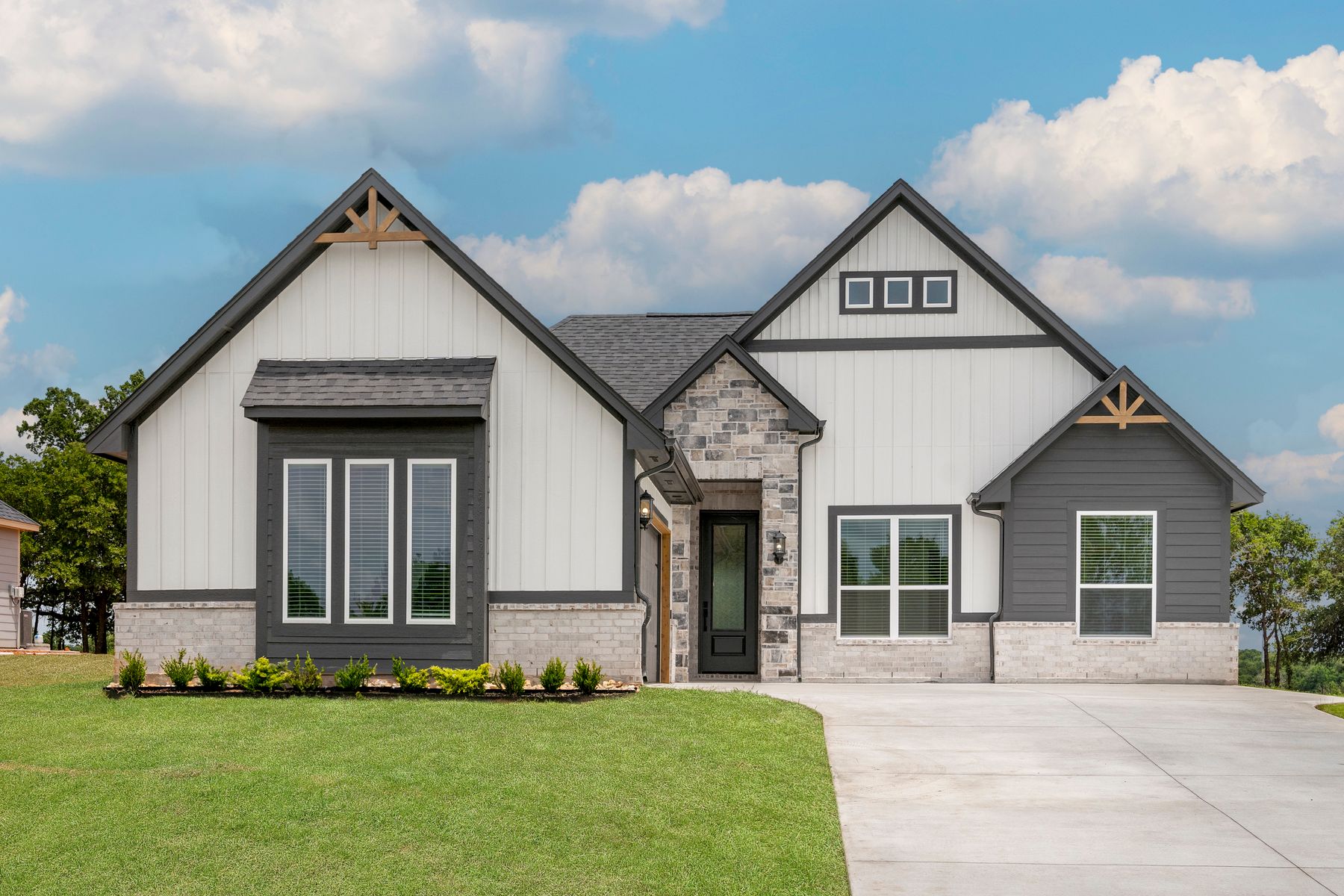 The Palmer is a beautiful two-story home.
