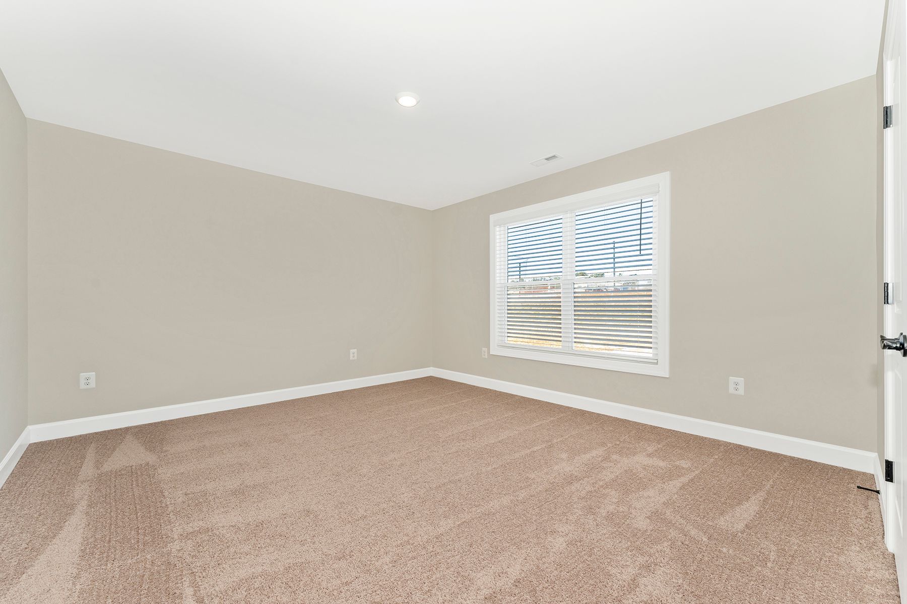 Each bedroom has its own closet