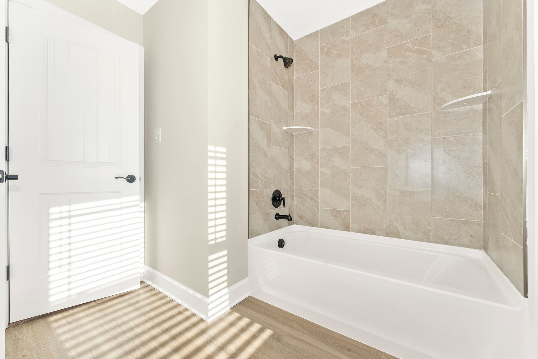This bathroom has a large soaking tub