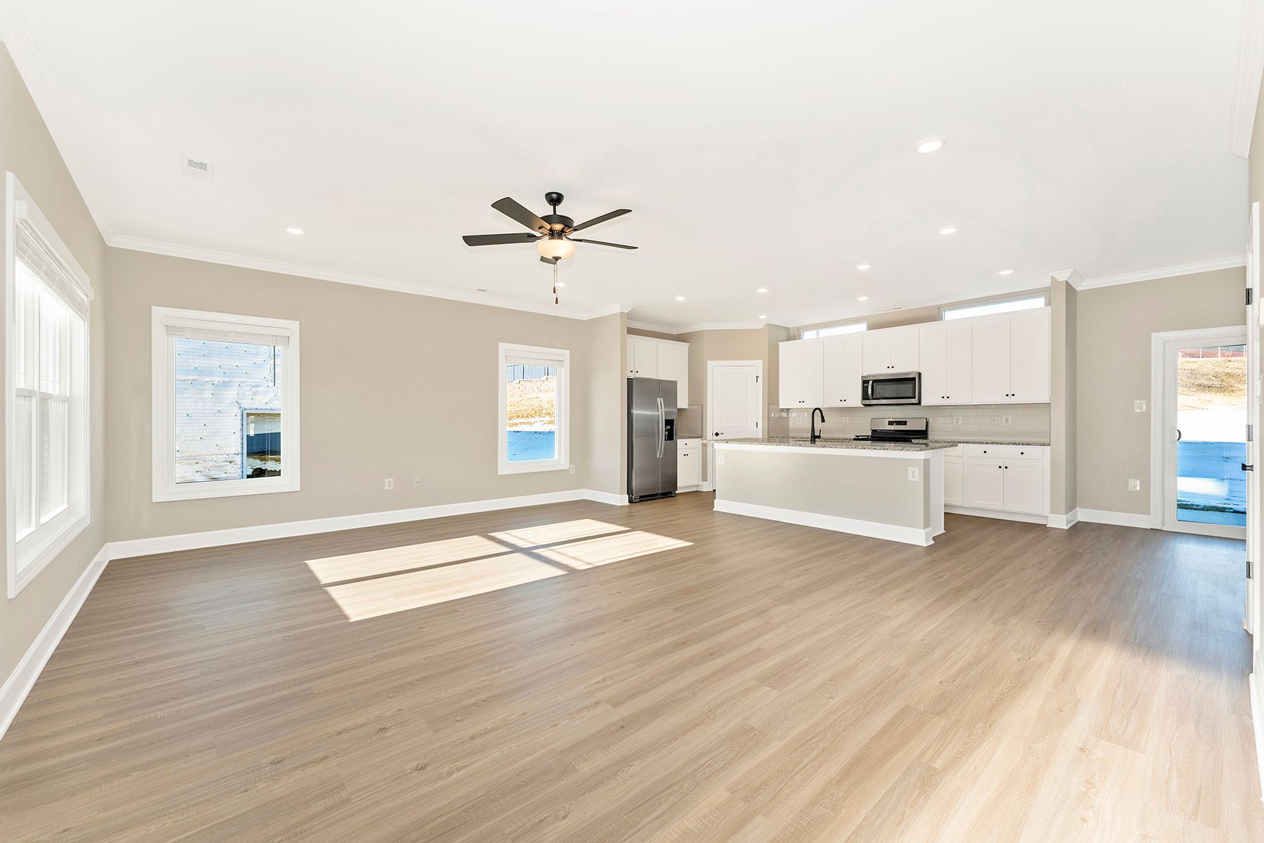 The Erie has an open-concept layout