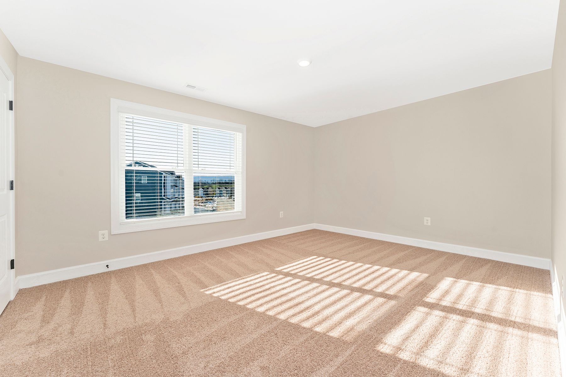 The living area has lots of space to host