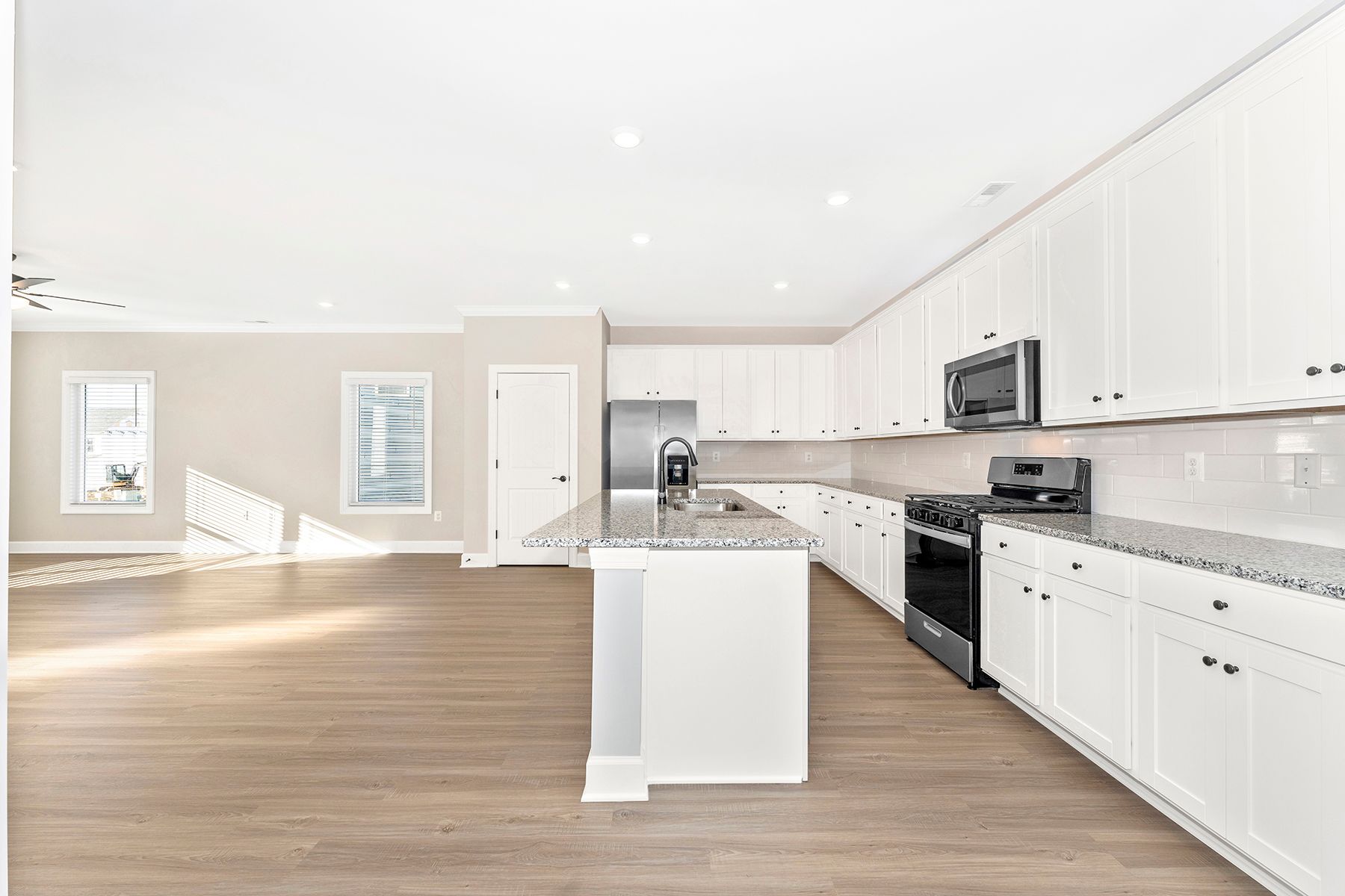 Open-concept living area