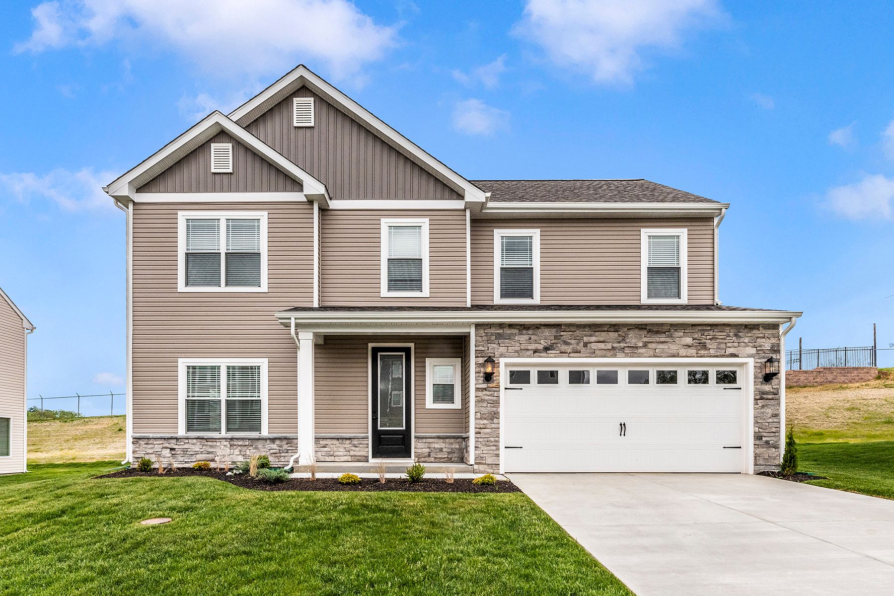 The Erie has a spacious 2-car garage