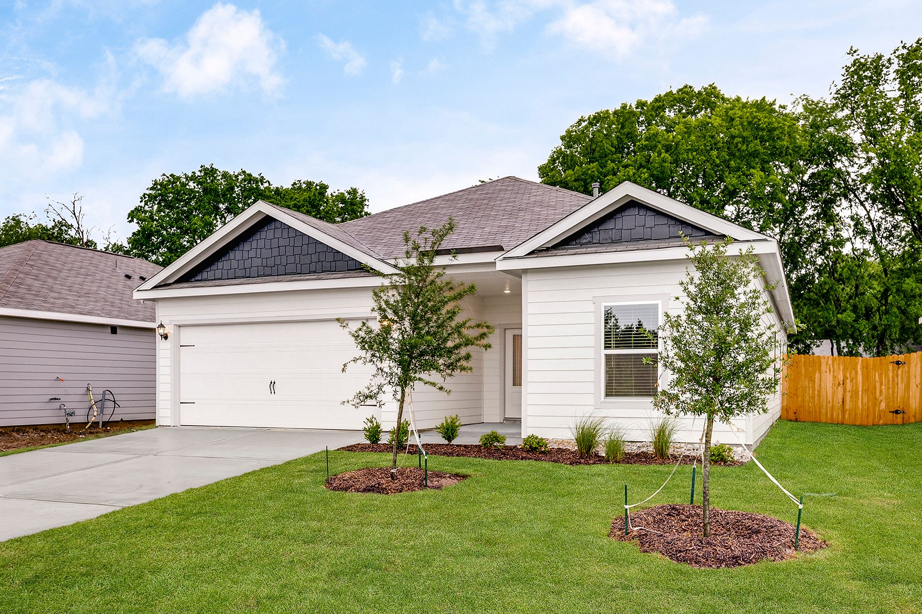 The Reed has a wonderful attached, two-car garage.