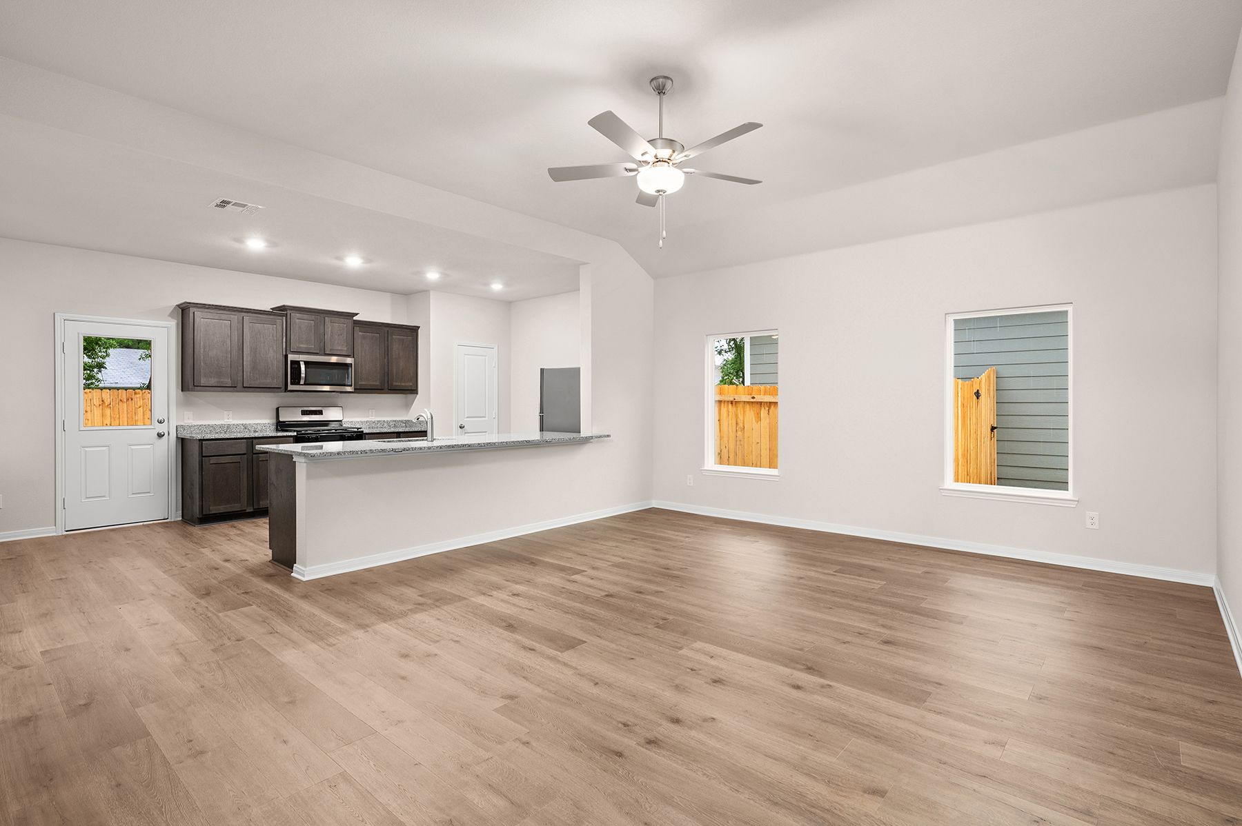 The Reed has a wonderful open-concept floor plan.