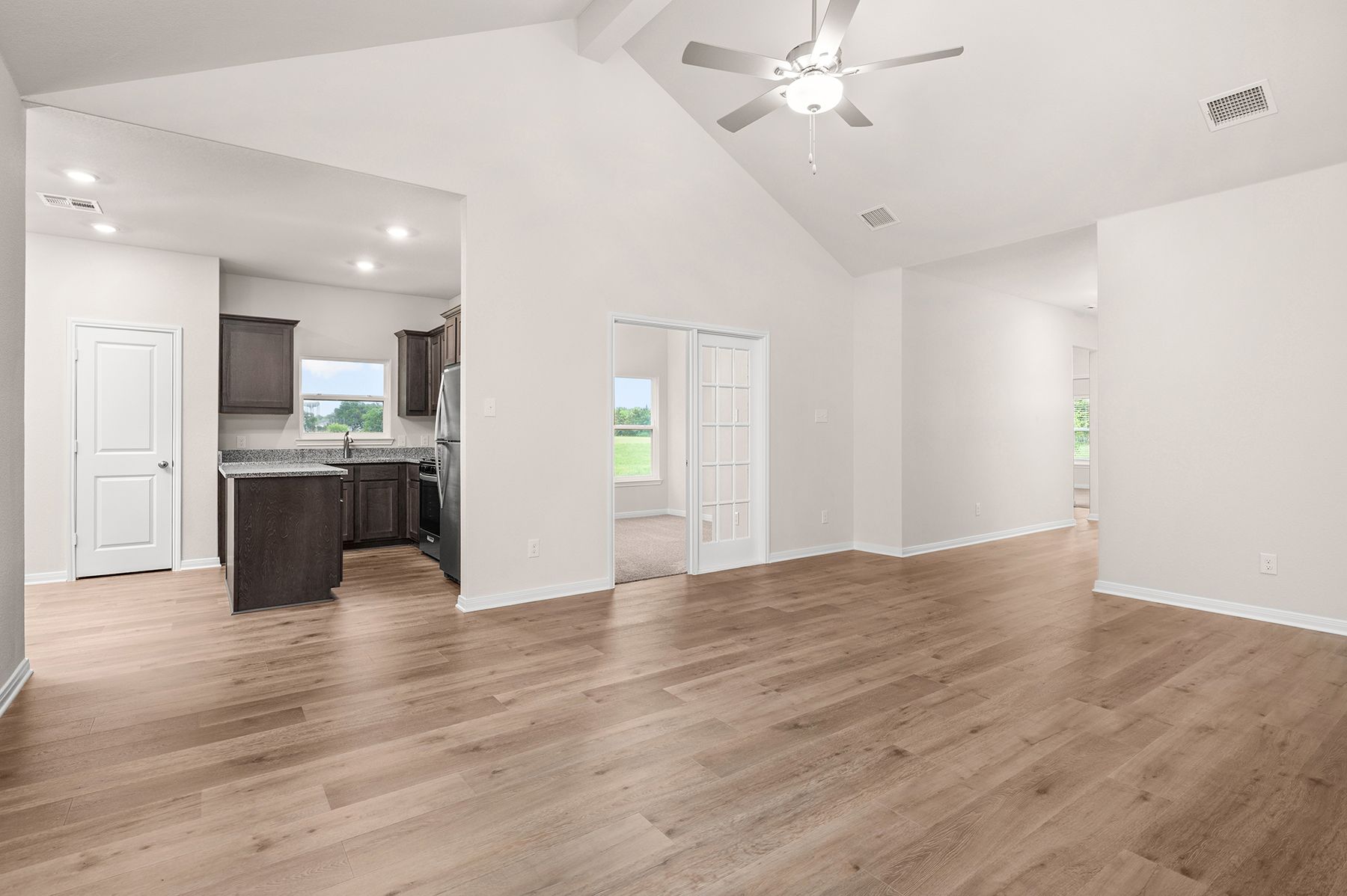 The Sabine has a wonderful, open-concept floor plan.