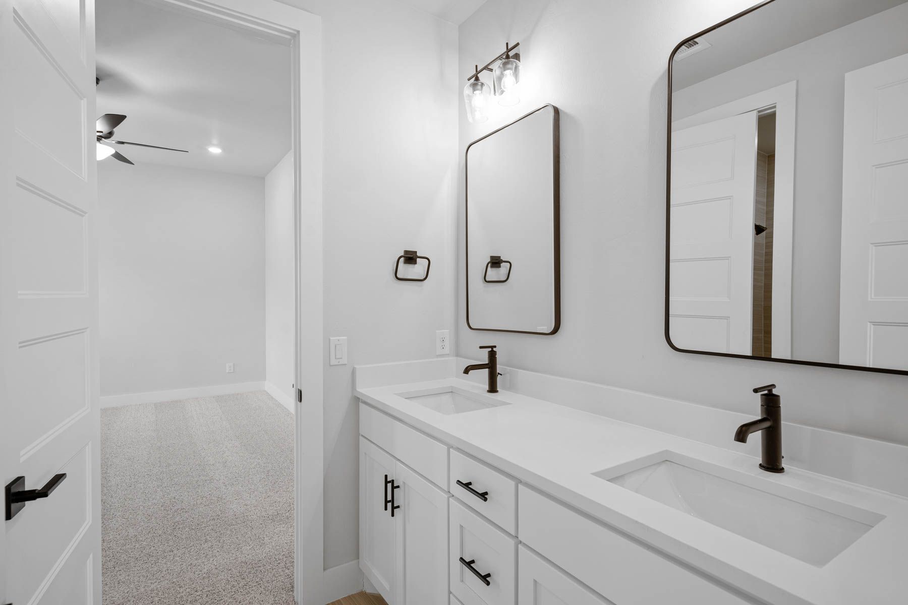 The secondary bedrooms are the perfect space for children's bedrooms or guest rooms.