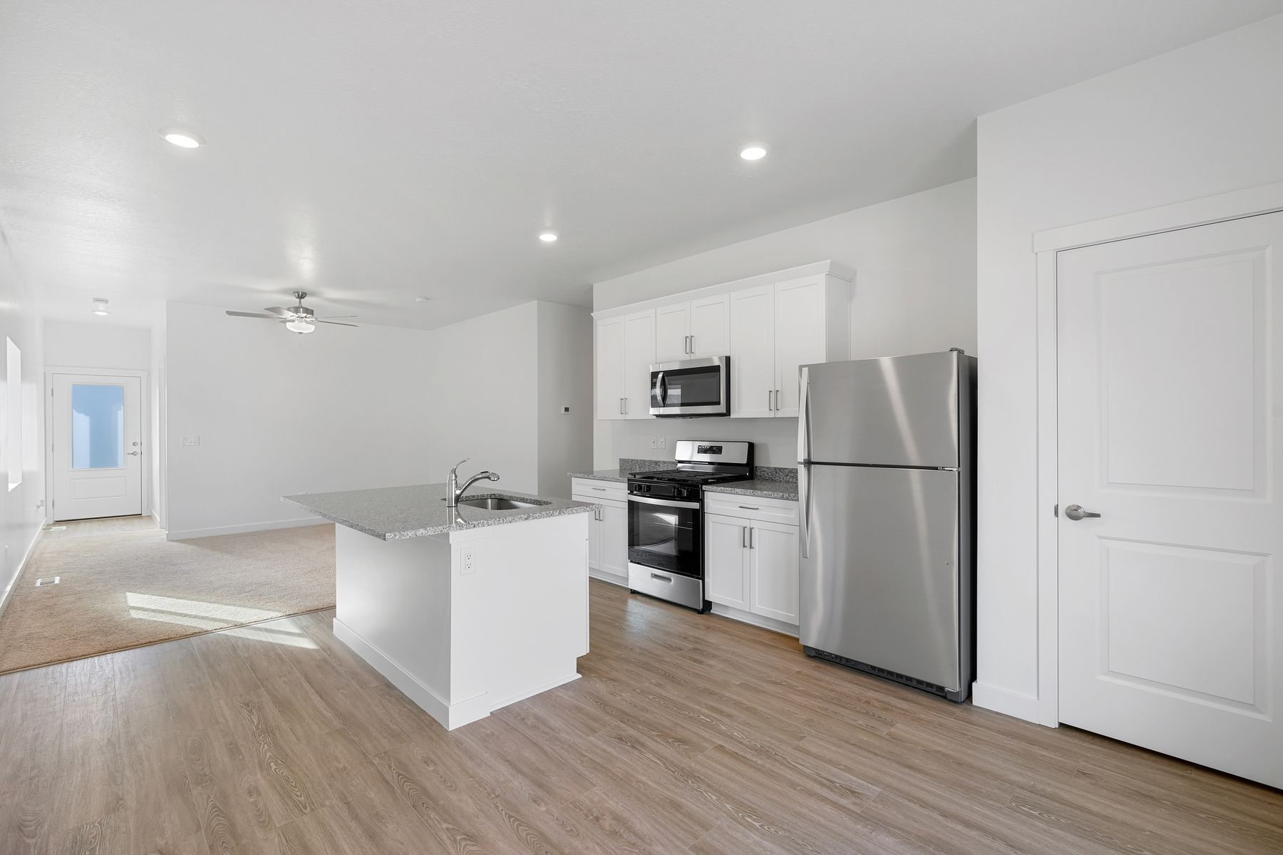 The open concept floor plan makes The Bruin the perfect place to entertain