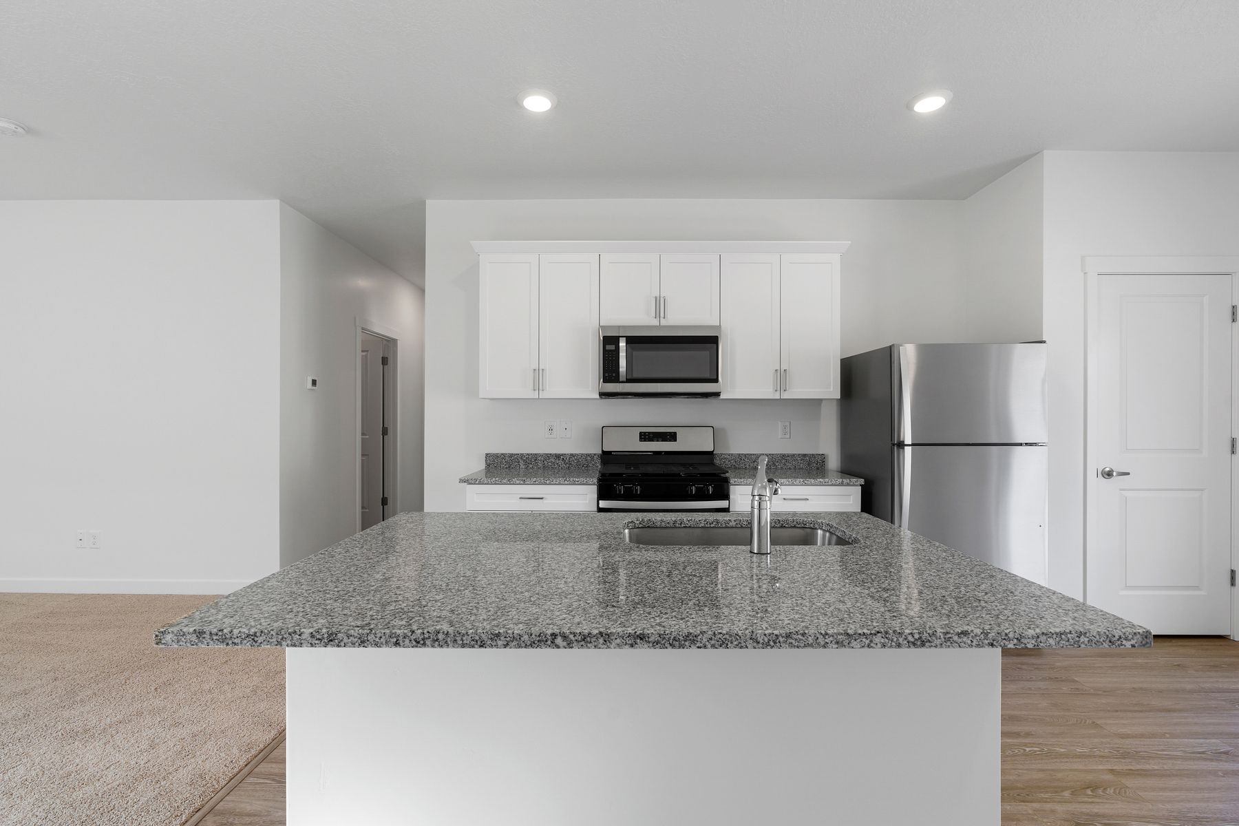 Chef's of all skill levels will love the kitchen that comes equipped with stainless-steel appliances