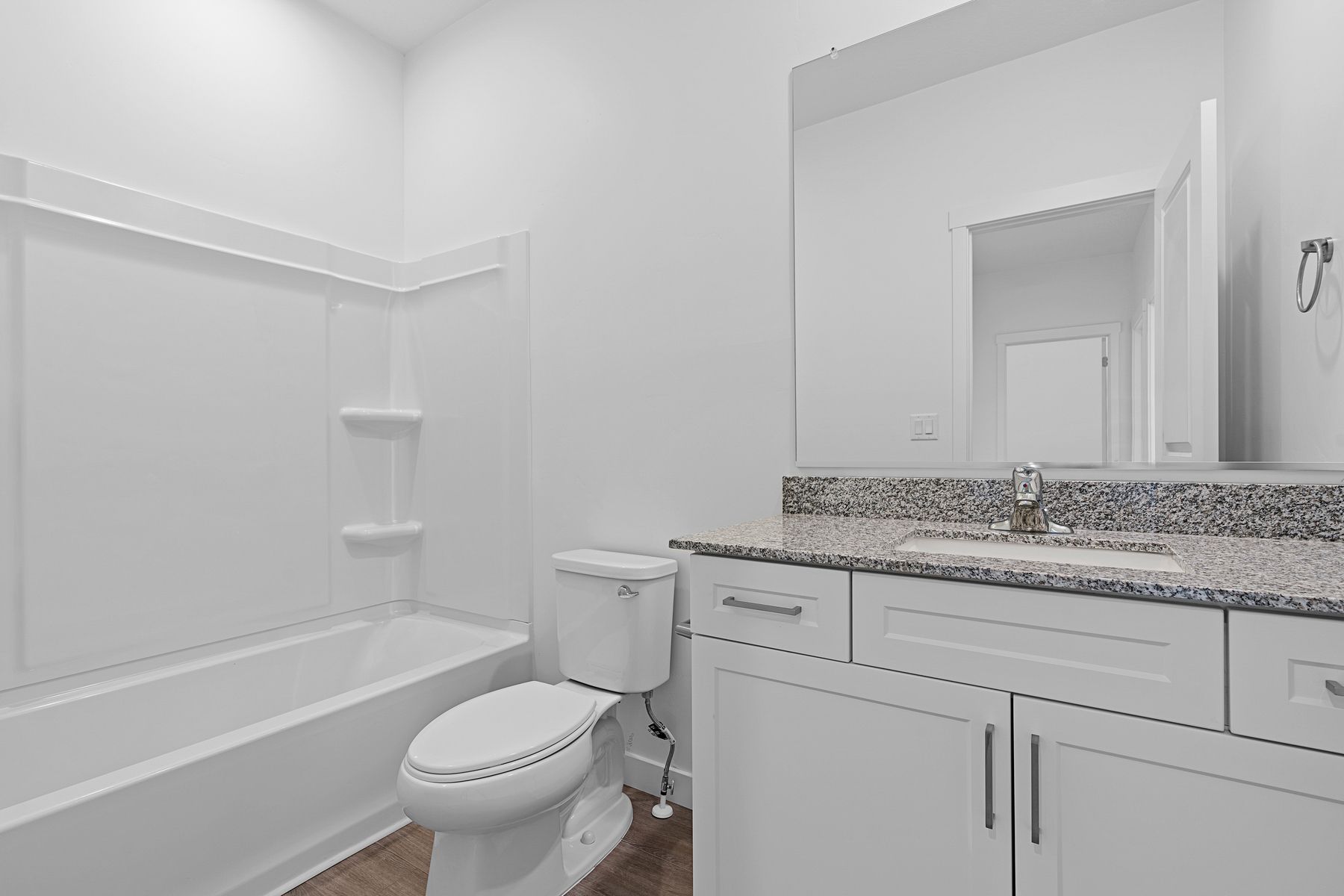 The second bathroom offers plenty of space for your guests