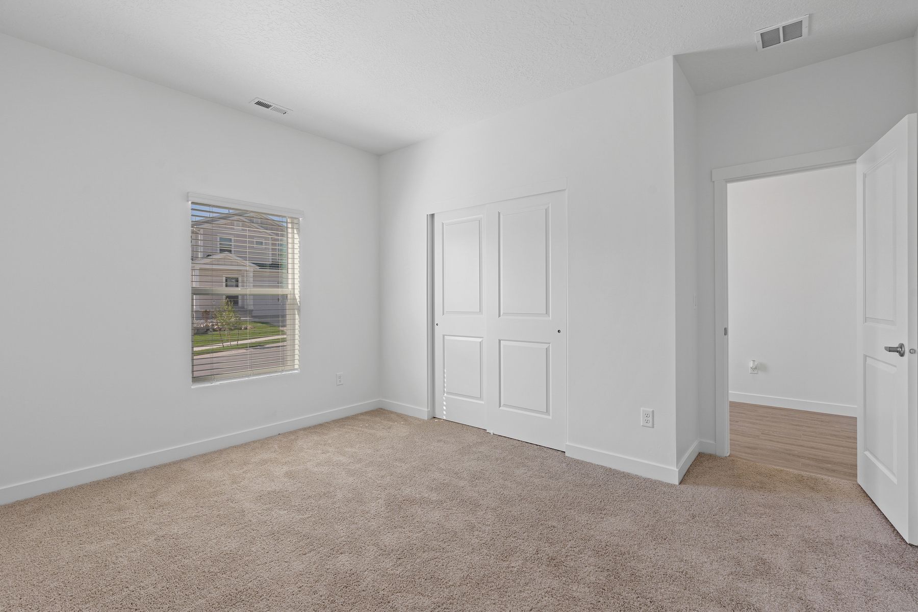 The secondary bedrooms are a great space for children's bedrooms or guest rooms. 
