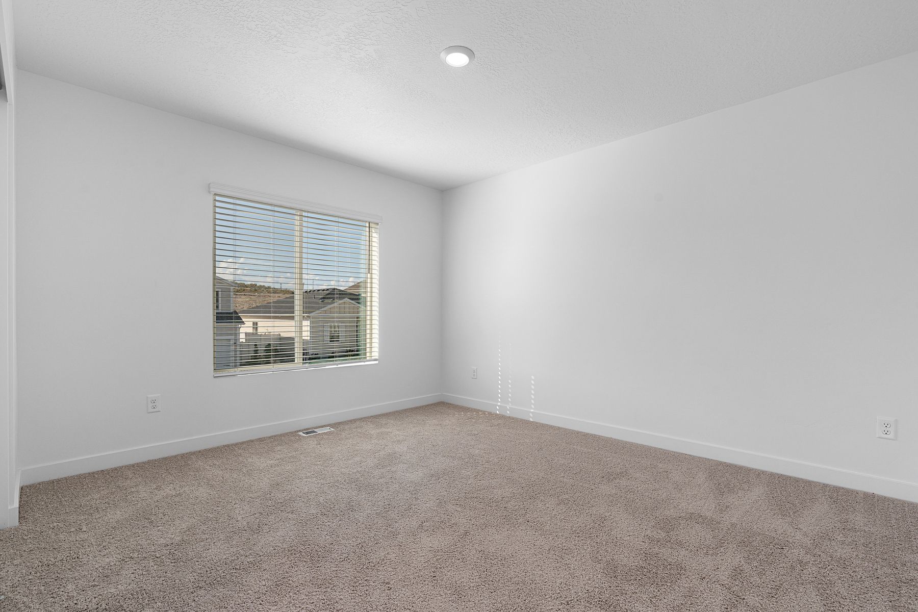 The secondary bedrooms are a great space for children's bedrooms or guest rooms. 