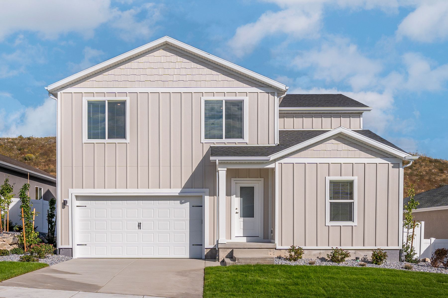 The Thurston is a beautiful two-story home.