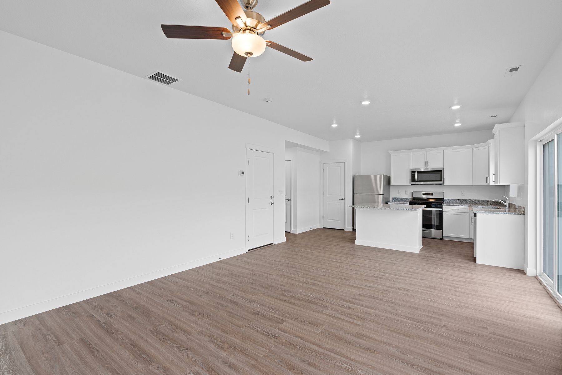 The family room is a great place to entertain.
