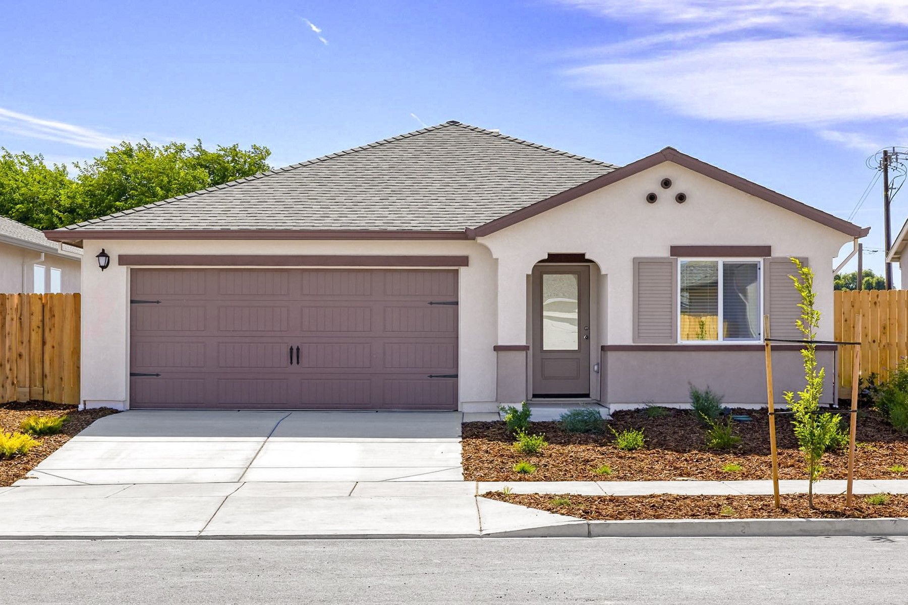 We have one and two story homes here!