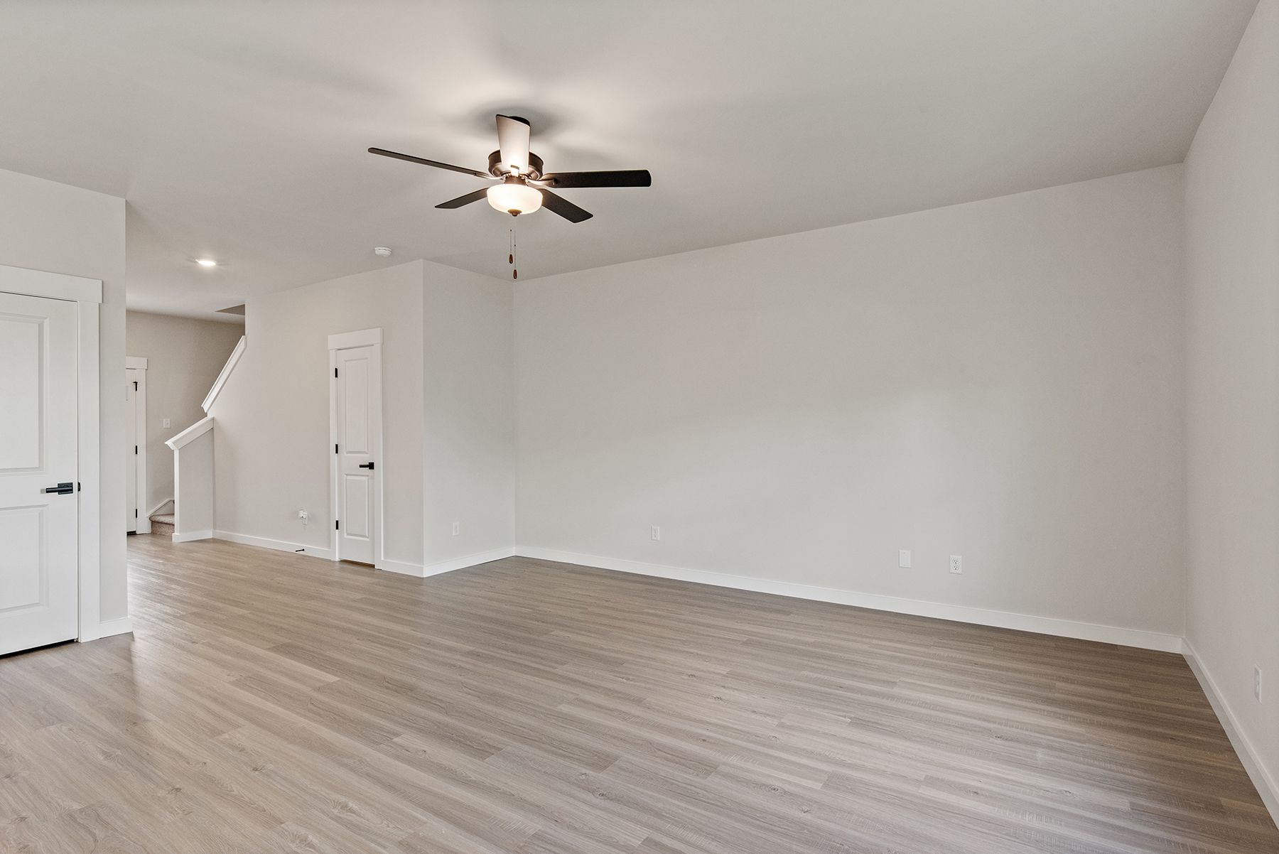 The living area is perfect for hosting!