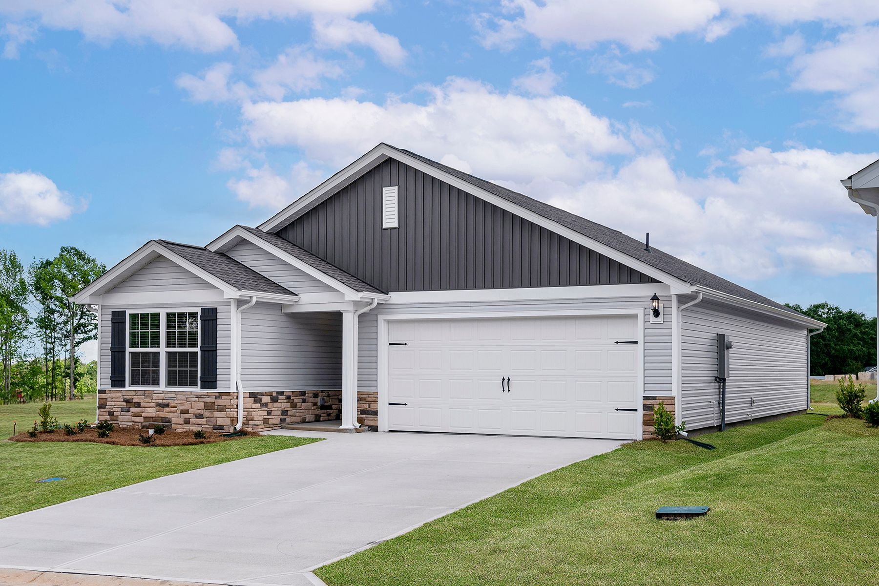 Angled-view of The Arcadia floor plan