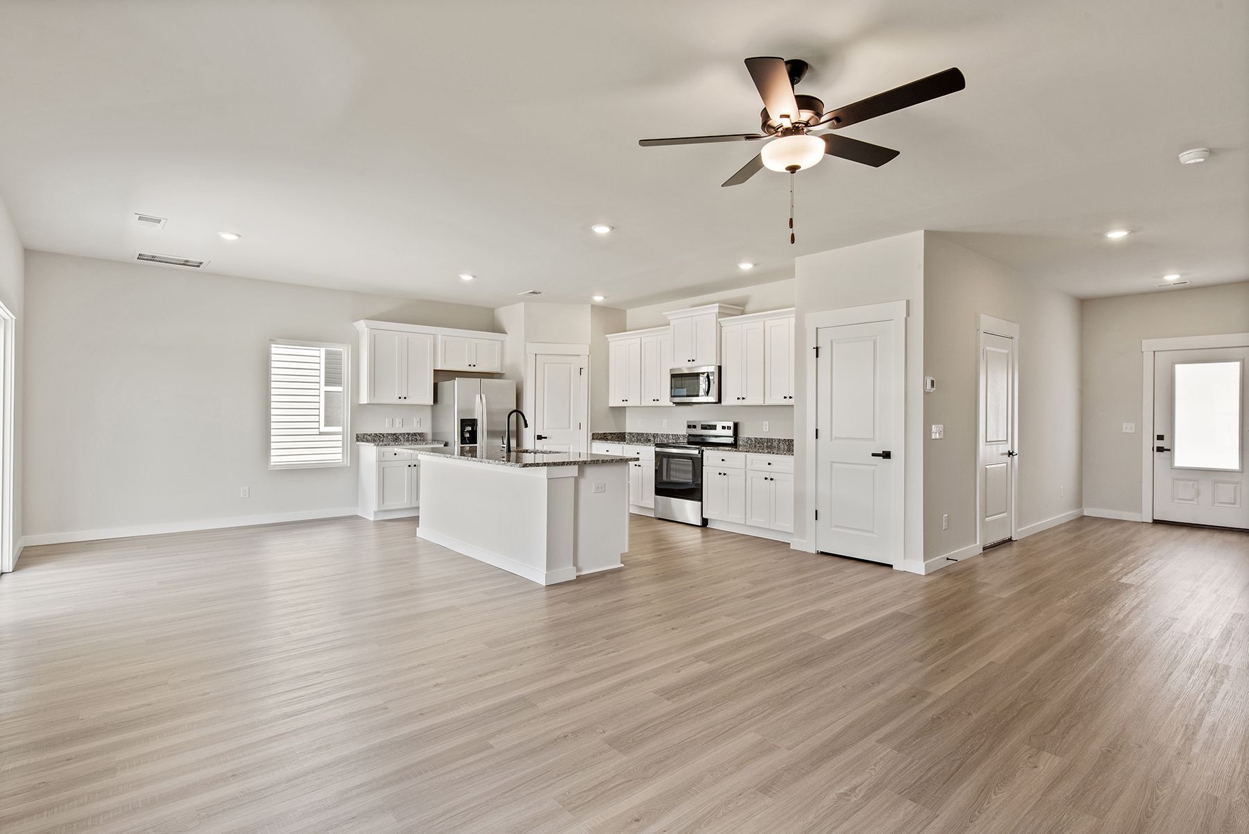 Open-concept living area