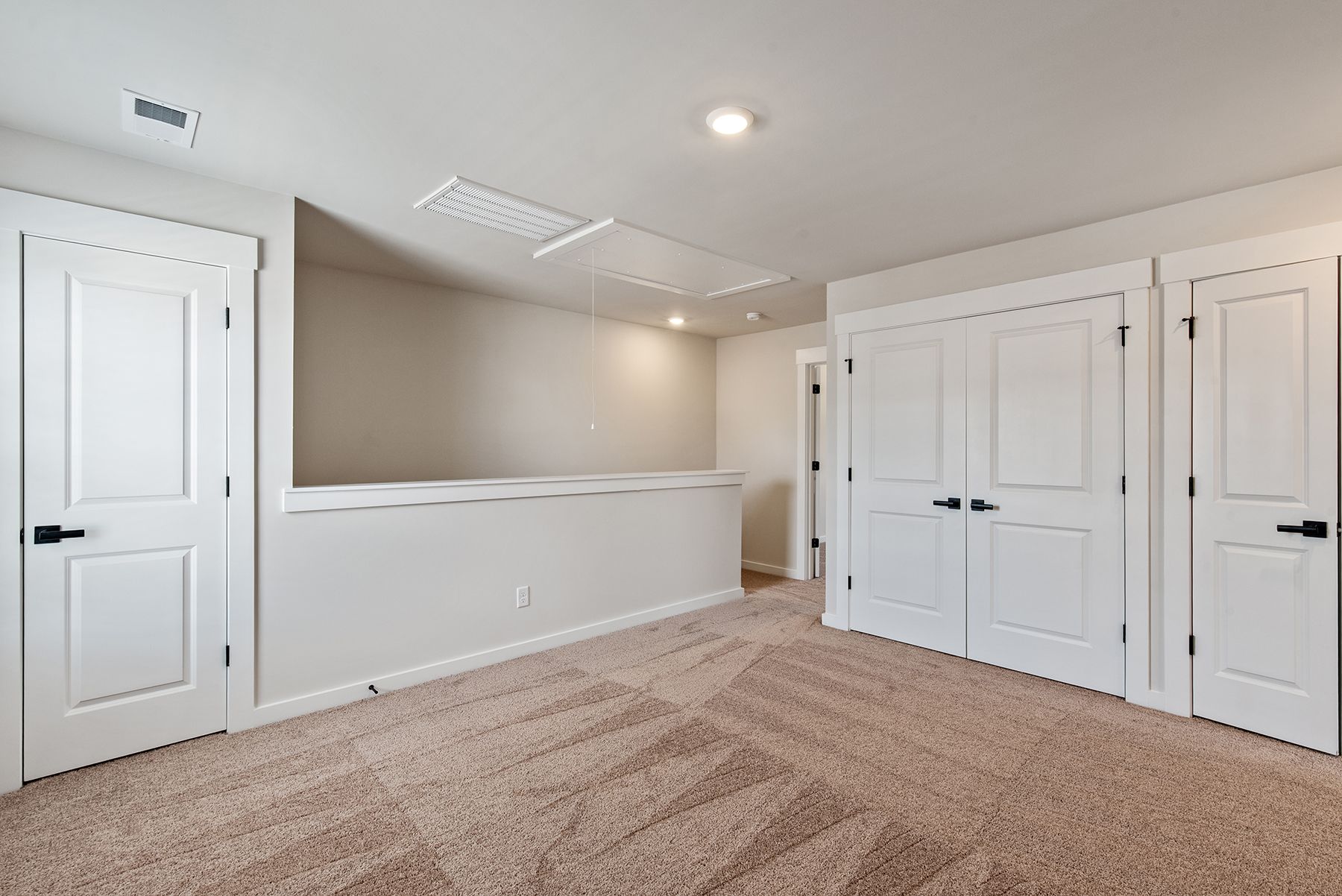 The flex room has ample space