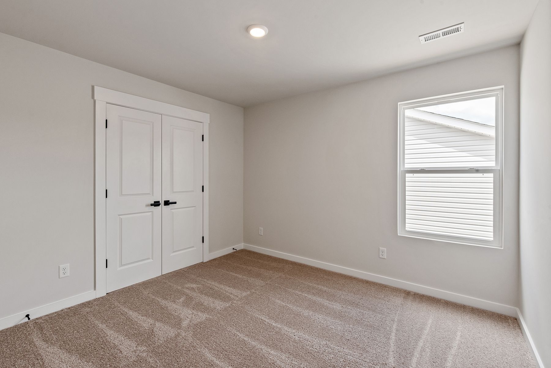 Each bedroom has its own closet