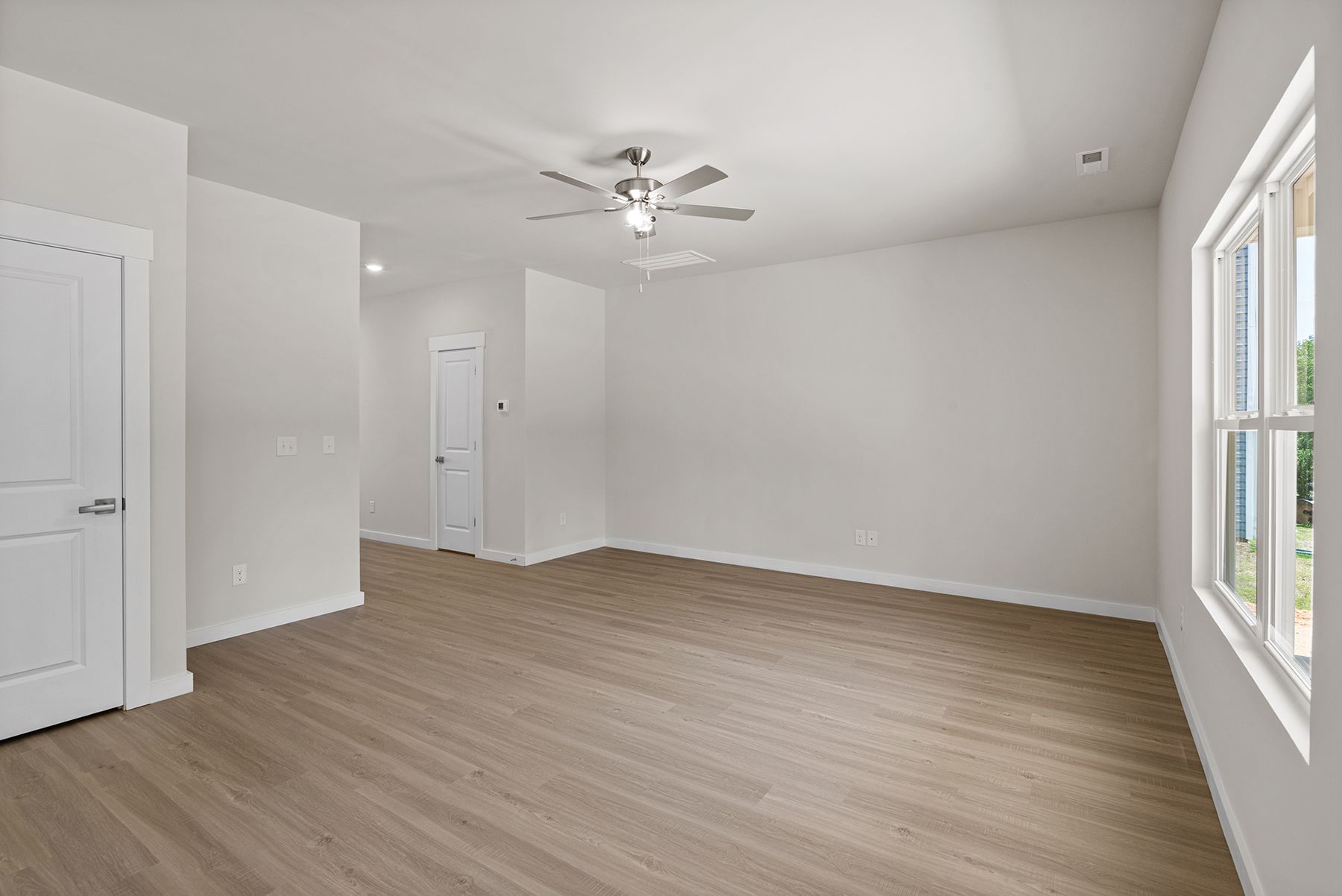 Open-concept living area