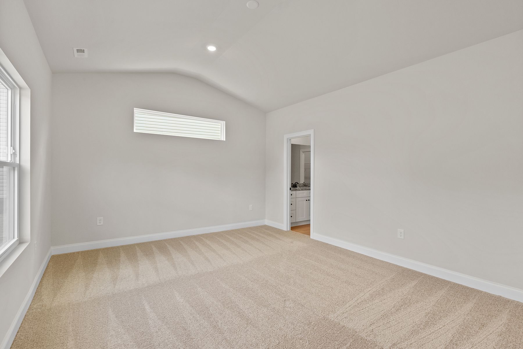 The master bedroom
