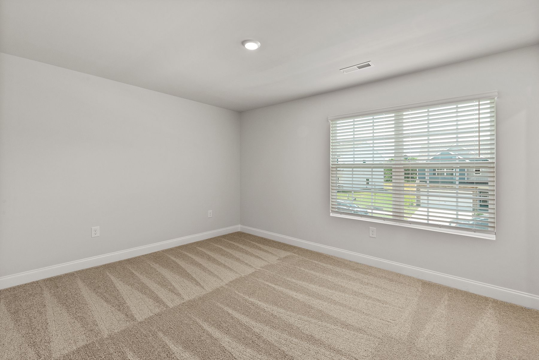 Each bedroom has its own closet
