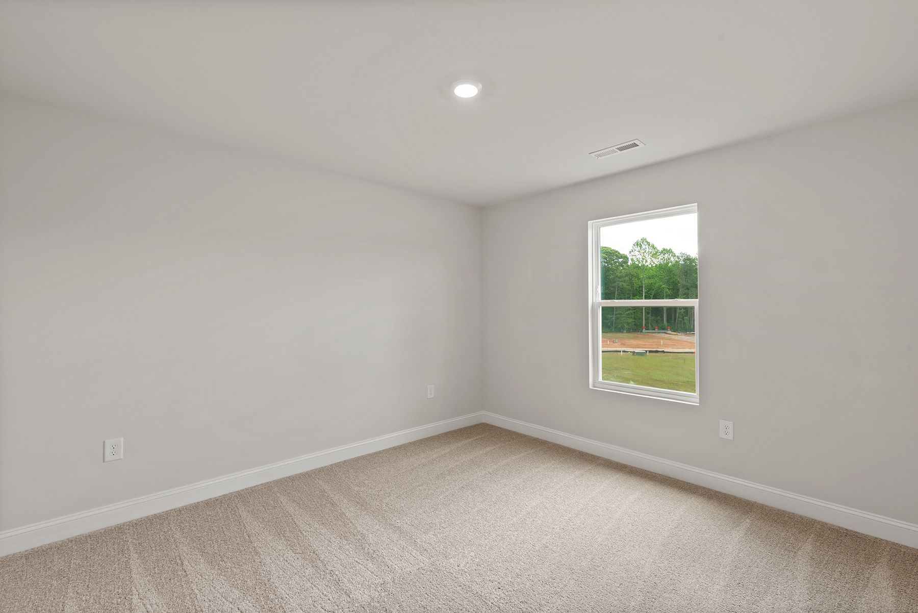 Each bedroom has its own closet