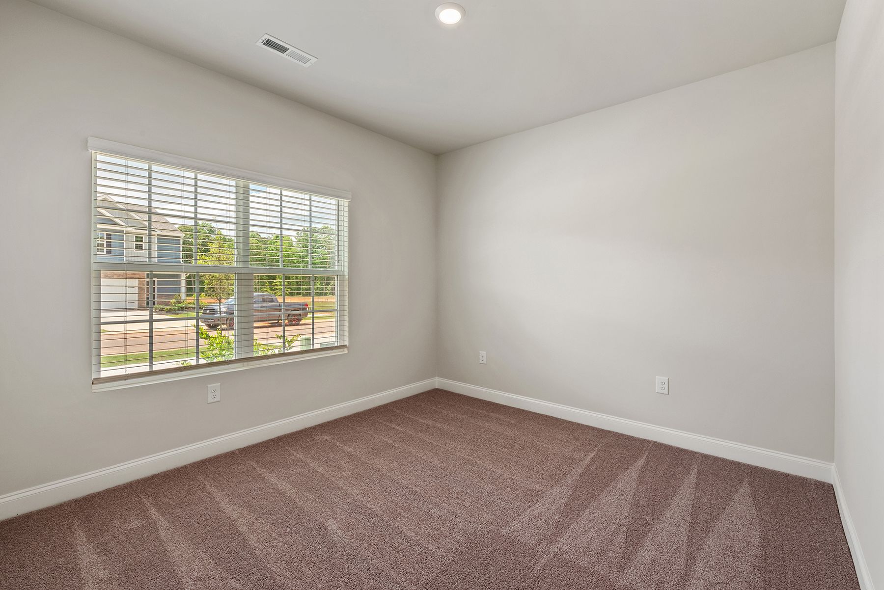 Each bedroom has its own closet
