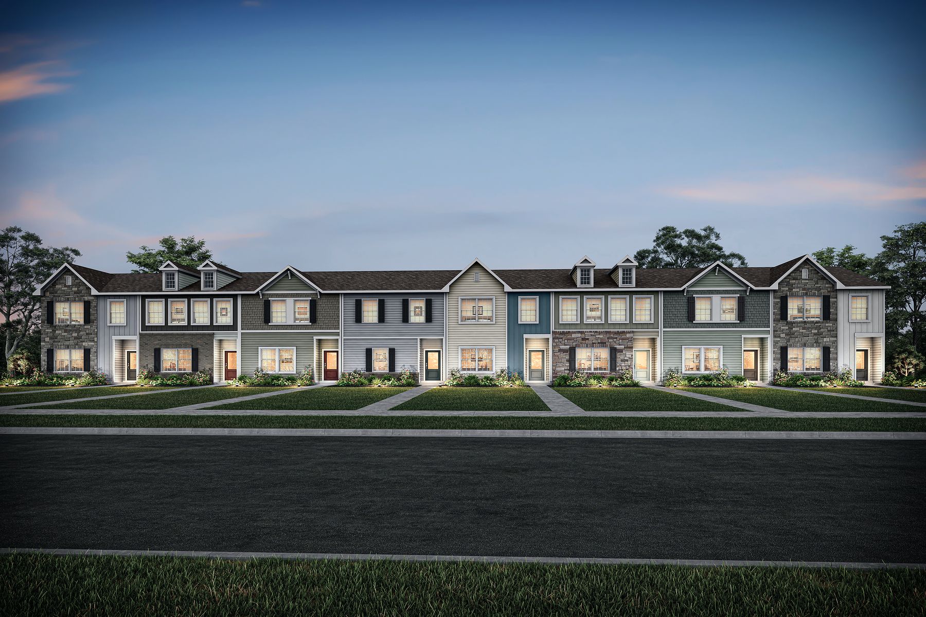 Straight on view of the Dagny building